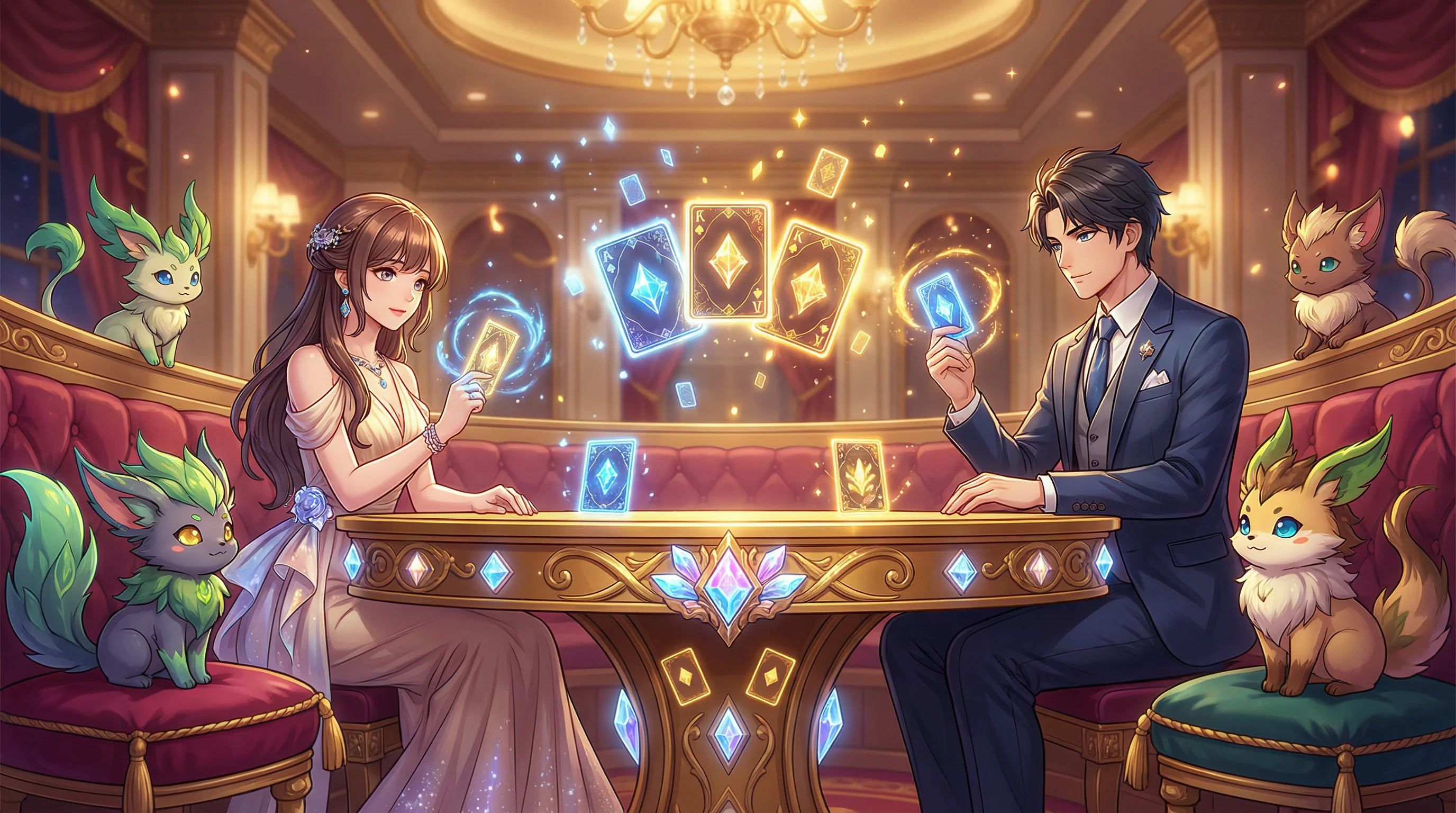 Bacará 595bet - Jogo de cartas elegante